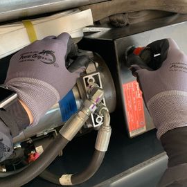 HANDMAX Power Grip 707 NO.707, 10 pairs, Nylon, Nitrile Foam Coated Gloves, Multi-purpose Non-slip gloves, 13G