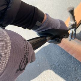 HANDMAX Power Grip 707 NO.707, 10 pairs, Nylon, Nitrile Foam Coated Gloves, Multi-purpose Non-slip gloves, 13G