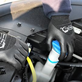 HANDMAX Power Grip Flex multipurpose safety gloves NO.706, (10 pairs) 3/4 Full Nitrol Foam Coated gloves, Nylon yarn, Spandex yarn, 13G