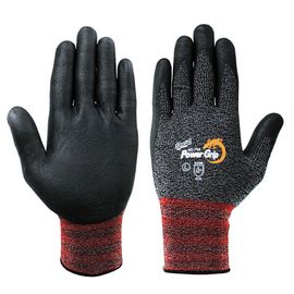 HANDMAX Power Grip Multi Gloves Special-Black NO.704 (10 pairs), Nitrile foam coating, Melange yarn, 13G, smartphone touch - Made in Korea