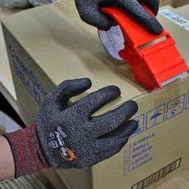 HANDMAX Power Grip Multi Gloves Special-Black NO.704 (10 pairs), Nitrile foam coating, Melange yarn, 13G, smartphone touch - Made in Korea