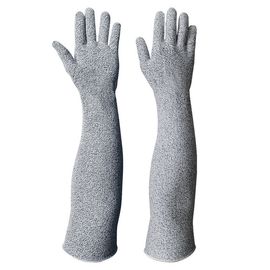 HANDMAX Safe Knit Long NO.530 19 inches, Cut-resistant Long Sleeve Gloves, Glass Fiber Yarn, Nylon, Spandex, 13G - Made in Korea