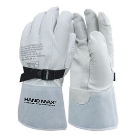 HANDMAX Insulated Shell Gloves NO.209, High-quality moutain goat leather, Length 31cm, Worn as protective gloves over insulated gloves.