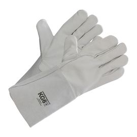 HANDMAX High-quality Welding Gloves KG6 NO.213, Cowhide material, High temperature MIG welding, EN407, length 32cm, free size