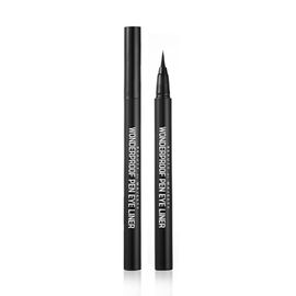 [BOM] Wonderproof Pen Eyeliner 2color-Ink Liner, Easy Waterproof Liquid Eyeliner, Pitch Black-Made in Korea