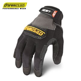 IRONCLAD Heavy Utility Multipurpose Anti-impact Gloves, Inner shell - Nylon, Polyurethane, PVC / Outer shell - TPR pad