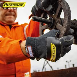 IRONCLAD Heatworks Heavy Duty Safety Gloves, FR, up to 315°C (600°F), Industrial / Flame Retardant Gloves, Kevlar Yarn / Outer Shell - Silicone (Palm)
