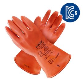 NOVEX Insulated Gloves 500V Class 00, Slim, KCs certified (12-AV4CS-0001), CE2849, EN60903, Natural Rubber Gloves