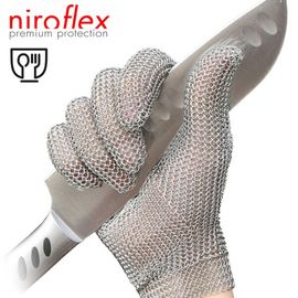 NIROFLEX Metal Chainmail Glove, 5 Fingers/Hook Type, Size Adjustable, KFDA (Ministry Of Food And Drug Safety) Certification, CE, Sut-Resistant Glove, Stainless Steel NIROFLEX Metal Chainmail Glove, 5 Fingers/Hook Type, Size Adjustable, KFDA (Ministry Of Food And Drug Safety) Certification, CE, Sut-Resistant Glove, Stainless Steel