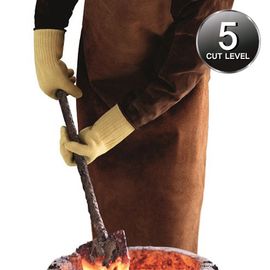 ANSEL ActivArmr High-Temperature Work Gloves 43-113, Cut level 5 cut protection gloves, Approximately 350℃ heat-resistant gloves, Kevlar, Aramid, Silica fiber, Silicone free