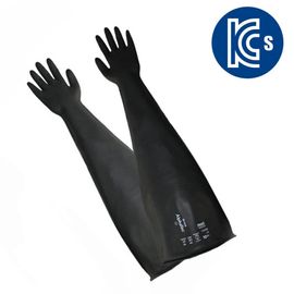 ANSEL Alphatech Chemical Protection Gloves 55-306, neoprene, Ø port 10 inches, 81.3cm glove box glove, KCS certified, EN ISO 374-5:2016 VIRUS