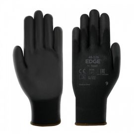 ANSEL Edge Safety Work Gloves 48-126, Abrasion level 4, Polyester 15G, PU coated ANSEL Edge Safety Work Gloves 48-126, Abrasion level 4, Polyester 15G, PU coated