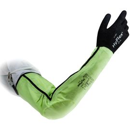 ANSEL HyFlex Safety Work Arm Sleeve 11-200, Fixing clamp, Cut Level 5 cut protectioni, 47.5cm, Fiberglass, Polyester, Nylon thread, Free size, Anti-static