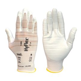 ANSEL HyFlex Work Gloves 11-812, Anti-seizure Gloves, Nitrile foam coating, Nylon + Spandex, 18G, Anti-static, Silicone DMF Free