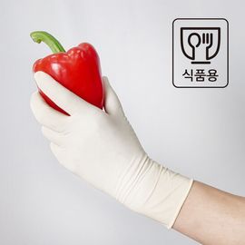 ANSEL Microflex Heavy-Duty Latex Gloves 63-864, 1 pack (100 sheets), Food grade, EN 374-5 Microbial + Virus resistant, Powder Silicone Free