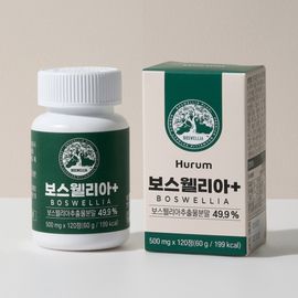 [HURUM] Boswellia Plus 65 Percent Purity 8x Concentrated Joint Support Extract 120 Tablets 4 Months Supply _ Made in Korea
