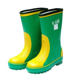 SCube Acid-resistant Boots WK-806, Total Length 34CM, Non-slip out sole, Natural rubber, Fully waterproof boots