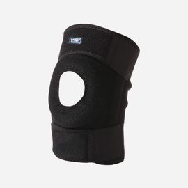 BANDT Knee Supporter BCK002, 1 piece, Excellent Elasticity, Full Open Type Velcro type pressure adjustment, Detachable Cushion, Neoprene + Niylon, Free Size for Unisex