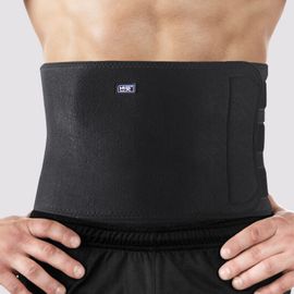 BANDT Waist Supporter BCW001, Excellent elasticity, Full open type, Velcro type compression adjustment, Comfortable and soft Neoprene material, Free size for men and women.