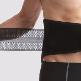 BANDT Waist Supporter BCW002, Double Velcro, Excellent Elasticity, Full open type velcro pressure control, Functional Mesh material, Excellent Breathability