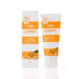 [QyoQyo] Tangerine Bright+Moist Foam Cleanser | Refreshing & Deep Cleansing with Jeju Tangerine Peel Made in Korea