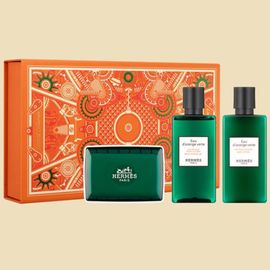 [HERMES]  Eau d'Orange Verte Body Care Set (Body Wash 80ml + Body Lotion 80ml + Soap 50g) Made in Germany