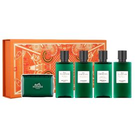 [HERMES]  Eau d'Orange Verte Hair & Body 5-Piece Set ( Body Wash 80ml,Body Lotion 80ml, Soap 50g, Shampoo 80ml, Conditioner 80ml) Made in Germany