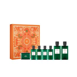 [HERMES]  Eau d'Orange Verte Hair Special 7-Piece Set (  Shampoo 200+80ml, Conditioner 200+80ml, Soap 50g, Body Wash 80ml,Body Lotion 80ml)(Including Shopping Bag) Made in  France &Germany