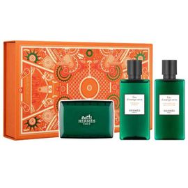 [HERMES]  Eau d'Orange Verte Hair Care Set (Shampoo 80ml + Conditioner 80ml + Soap 50g) Made in Germany