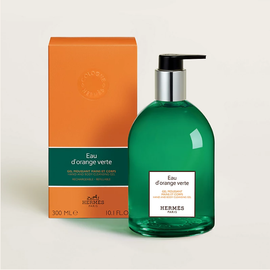 [HERMES] Eau d'Orange Verte Hand and Body Cleansing Gel 300ml (Includes Shopping Bag) Made in France