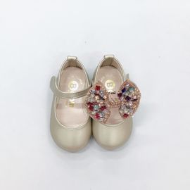 [BOOM] Dorothy Baby Leather Shoes Gold _ Toddler Little Girls Junior Fashion Shoes Comfortable Shoes