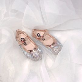 [BOOM] Rainwater Cubic Shoes Ver.2 Rose Gold _ Toddler Little Girls Junior Fashion Shoes Comfortable Shoes