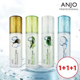 ANJO Professional Soothing Gel Mist 120ml [ 1+1+1] 4 Types Aloe Centella Aqua Snail Hydrating Spray _ Made in Korea