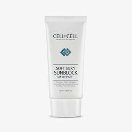 [CELLBYCELL] CELLBYCELL Silky Soft Sunblock SPF50 50ml | Oil-Control, Minimal White Cast, Gentle Skin Regeneration Sunscreen  Made in Korea