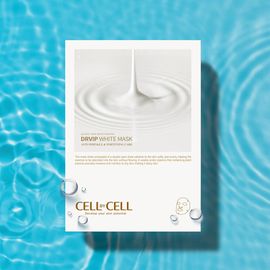 [CELLBYCELL]  DRVIP White Mask (30g x 5EA) – Whitening & Wrinkle-Improving Dual Function Made in Korea
