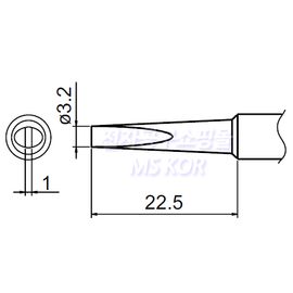 HAKKO Soldering Tip For FX-888D T18-SERIES, T18-DL32