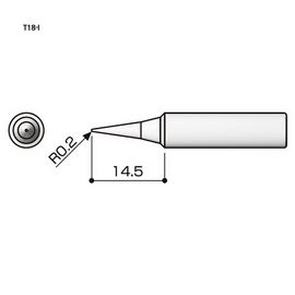 HAKKO Soldering Tip For FX-888D T18-SERIES, T18-I