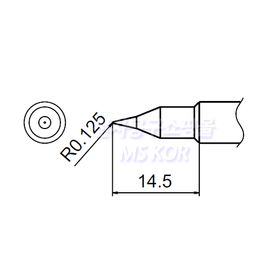 HAKKO Soldering Tip For FX-888D T18-SERIES, T18-S4