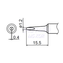 HAKKO Soldering Tip For FX-888D T18-SERIES, T18-S9