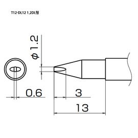 HAKKO Soldering Tip For FX-951, T12-SERIES, T12-DL12