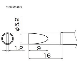 HAKKO Soldering Tip For FX-951, T12-SERIES, T12-DL52