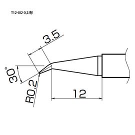 HAKKO Soldering Tip For FX-951, T12-SERIES, T12-J02