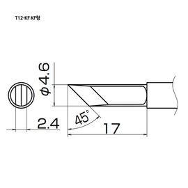 HAKKO Soldering Tip For FX-951, T12-SERIES, T12-KF