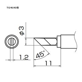 HAKKO Soldering Tip For FX-951, T12-SERIES, T12-KU