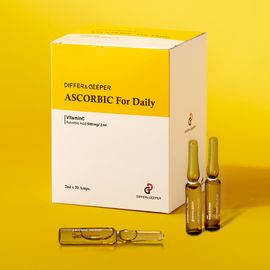 [DIFFER&DEEPER]  Ascorbic for Daily – The Innovative Vitamin C Ampoule for Effective Melasma and Spot Treatment  2ml*30ea  Made in Korea