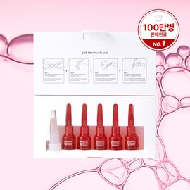 DIFFER&DEEPER Red Exosome Skin Booster Starter Pack (2ml * 5ea) for Pore Tightening Anti-Aging and Skin Barrier Repair _  Made in Korea