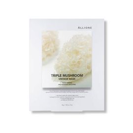 [ALLIONE]Triple Mushroom Vintage Mask 5sheets × 2boxes (total 10sheets)_Skin nourishment, hydration, radiance_Made in KOREA