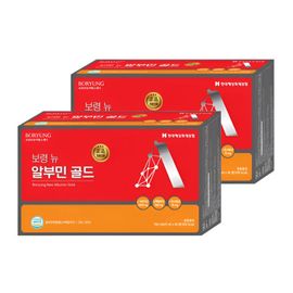 BORYUNG Pharmaceuticals Liquid Albumin Energy Drink (30 Bottles × 2 Boxes) – Fast-Absorbing Vitality Booster with L-Arginine, Silk Peptide & White Tomato Extract _ Made in Korea