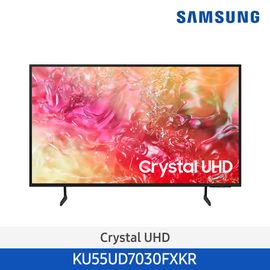 Samsung Crystal UHD 4K Smart TV 55" (138cm)  (Model KU55UD7030FXKR) – Stand Type, 4K Upscaling, Q Symphony, Gaming Hub