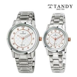 [TANDY] Signature Luxury Couple Metal Watch T-3914 – 11 Austrian Stones for a Luxurious Design, Elegant and Timeless for Couples